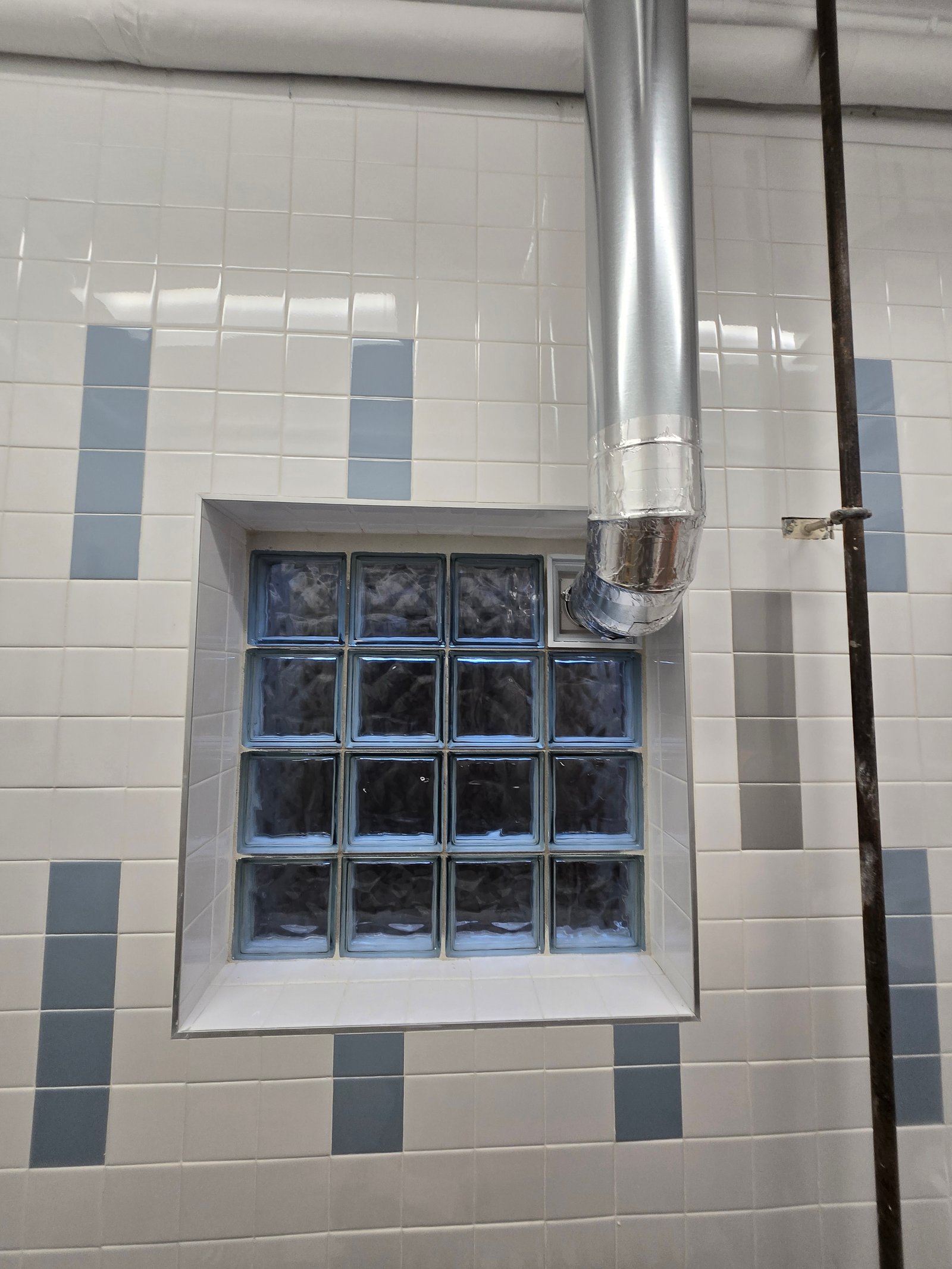 Glass block installation